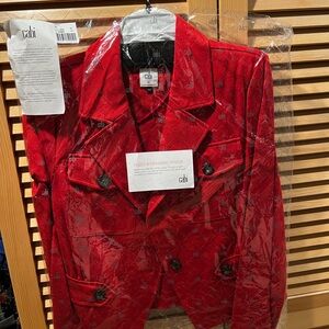 Cabi Little Red Jacket size 10 NWT